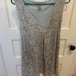 Knee length lace dress